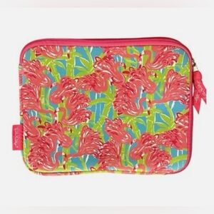 Lilly Pulitzer Leggy Flamingo Neoprene Tablet Sleeve Case